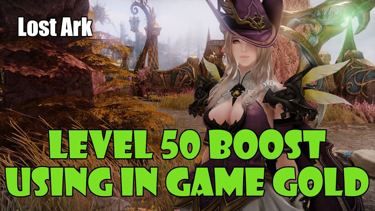 [Lost Ark] How to Boost a Character to Level 50 Using in Game Gold! Basically Free Power Passes!