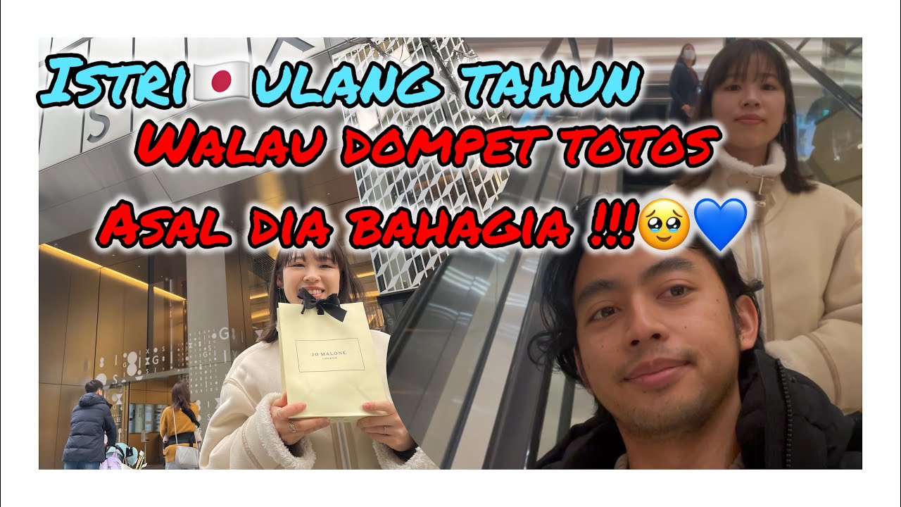 [ISTRI JEPANG] AJAK ISTRI KE GINZA BIAR DIA PILIH SENDIRI KADO NYA !! | DOMPET TOTOS !!
