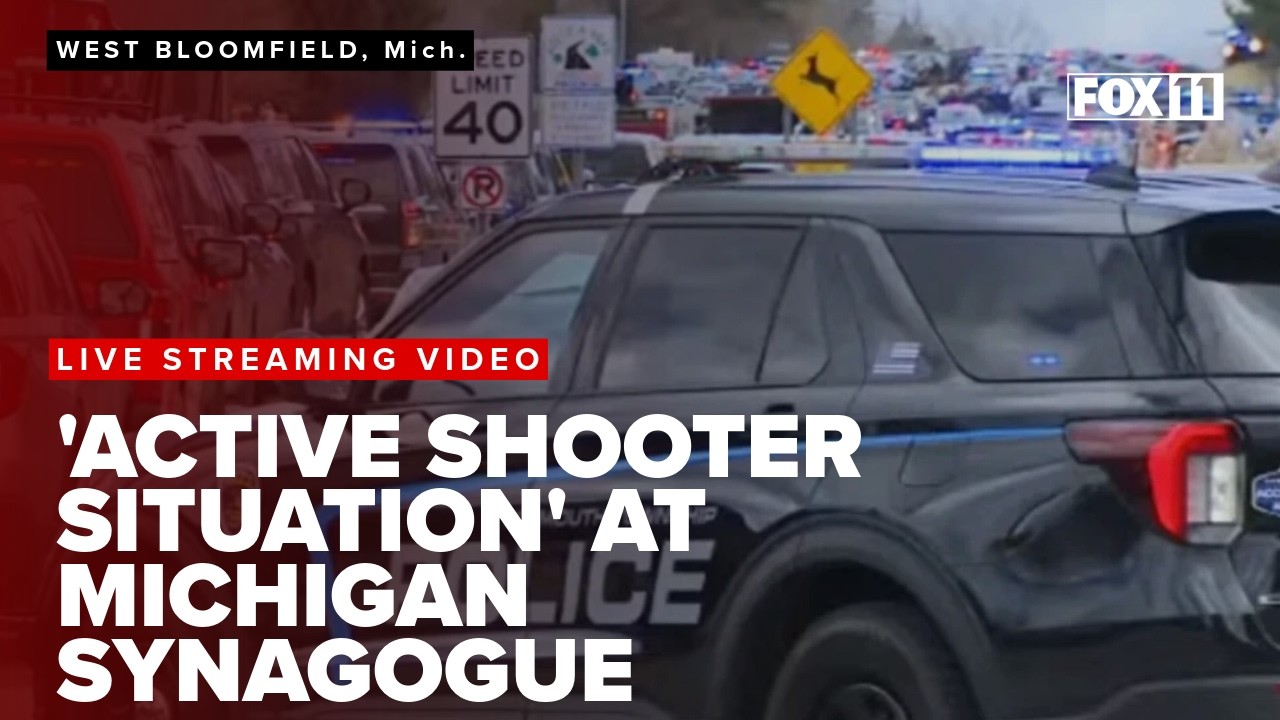 Reported active shooter at synagogue near Detroit, Michigan