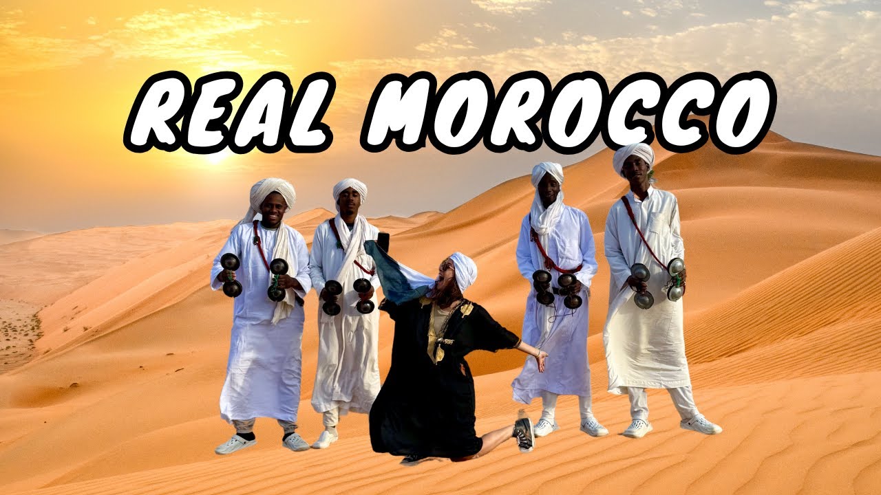 I shot a dance video with the Bedouins of the Sahara 🇲🇦