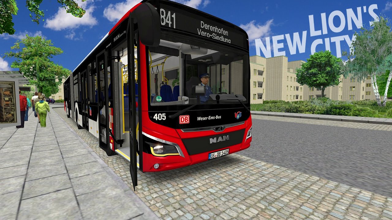 OMSI 2 MAN New Lion's City mit Außenschwenktüren 🚌 Let's Play OMSI 2 | #1202