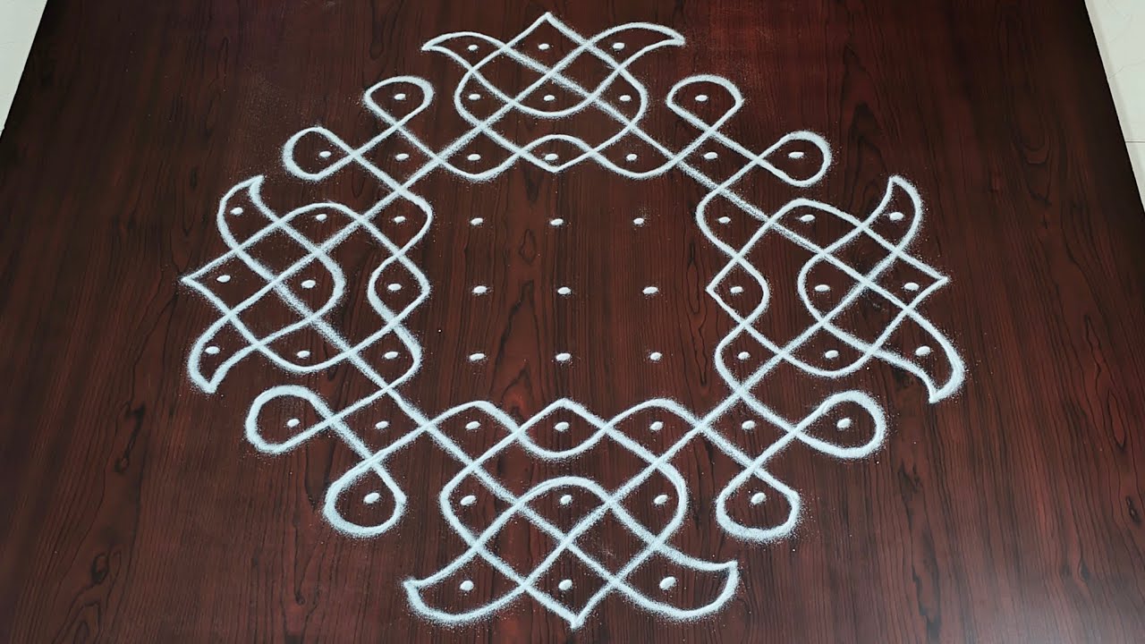 9dots melikala muggulu|easy rangoli|daily chukkala muggulu||sikku,kambhi,neli kolams|#Nice Rangoli