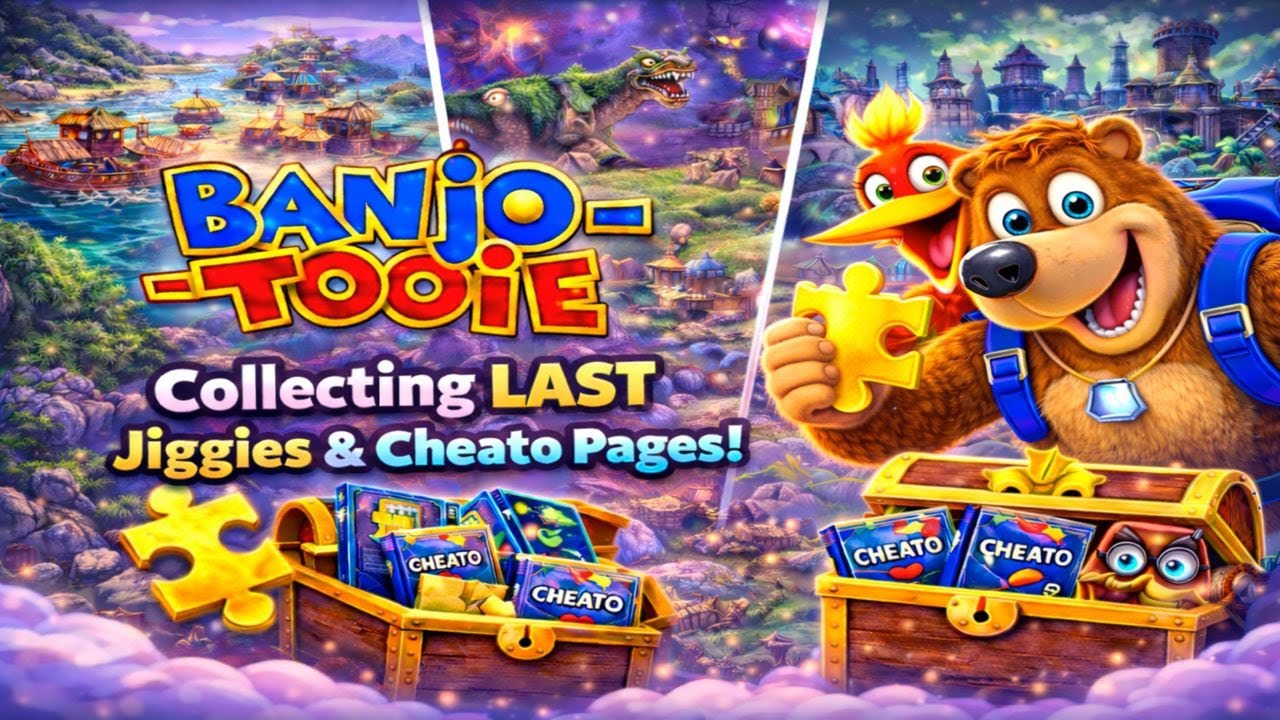 Banjo-Tooie 100% Walkthrough – Part 9 – Collecting last Jiggies & Cheato Pages