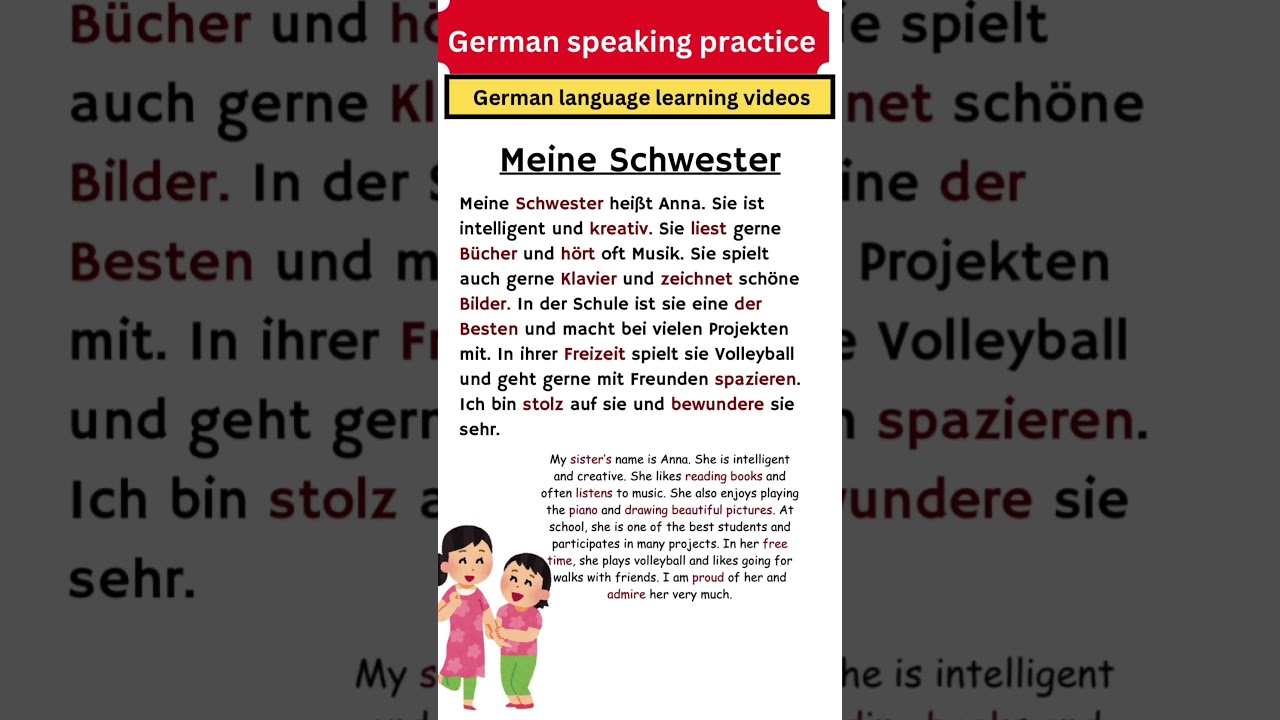 Learn German By Speaking - A1-A2 Sentences