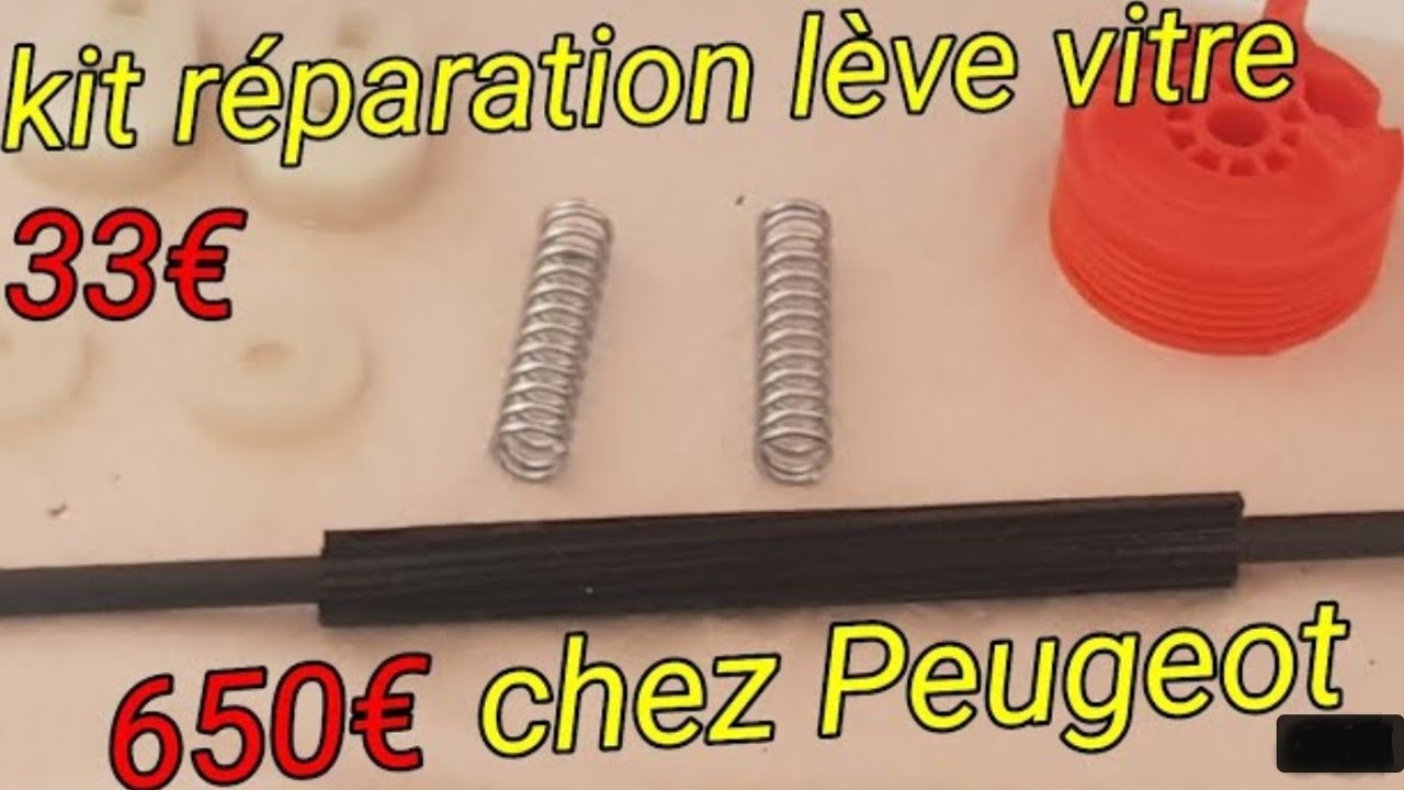 307cc  kit réparation lève vitre arrière          part : 2