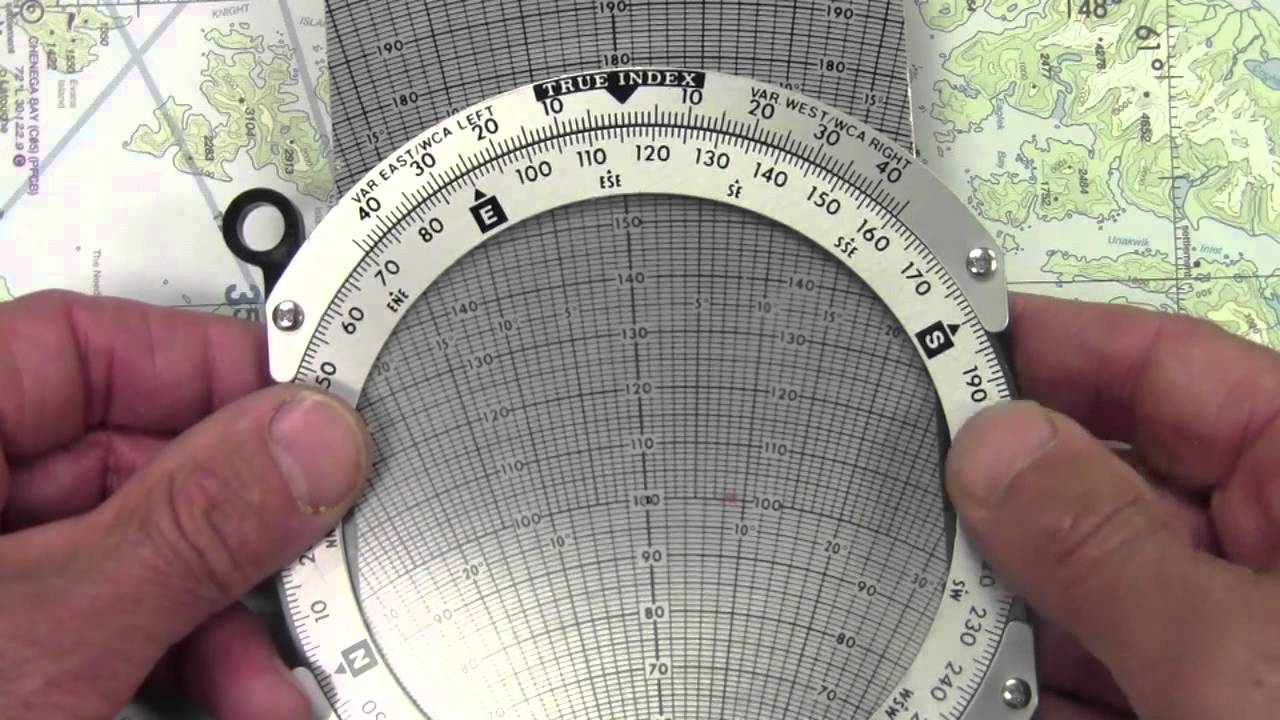 Flight planning with sectional, plotter, & E6-B