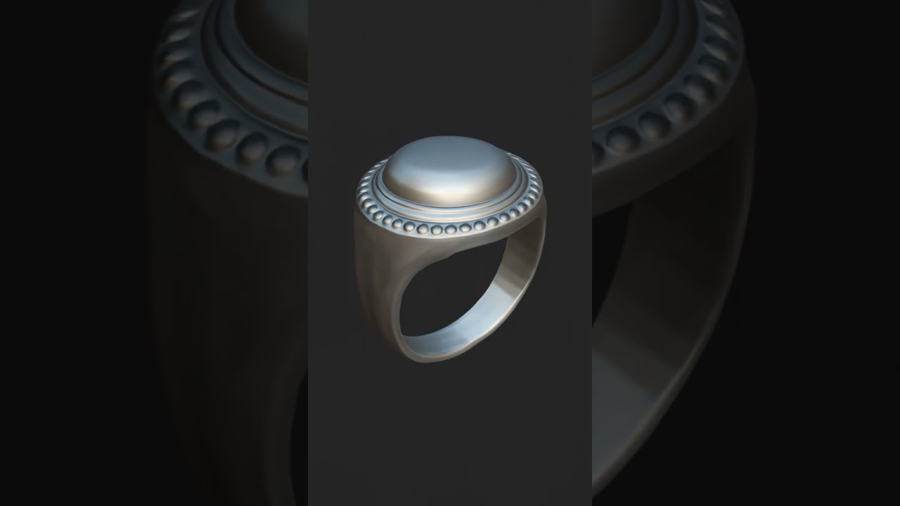 3D Ring Creation Process | Matcap to Final Textured Asset
