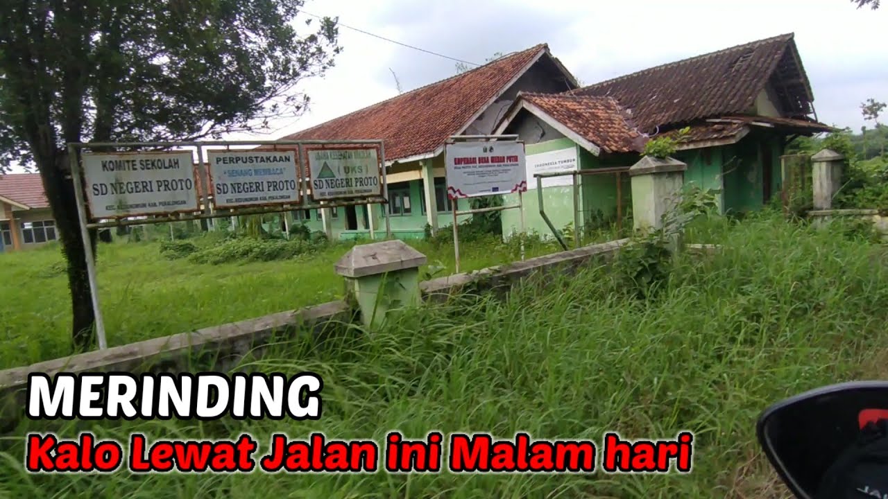 BLUSUKAN KE JALAN PERKAMPUNGAN ||  MERINDING MELEWATI SEKOLAHAN TERBENGKALAI