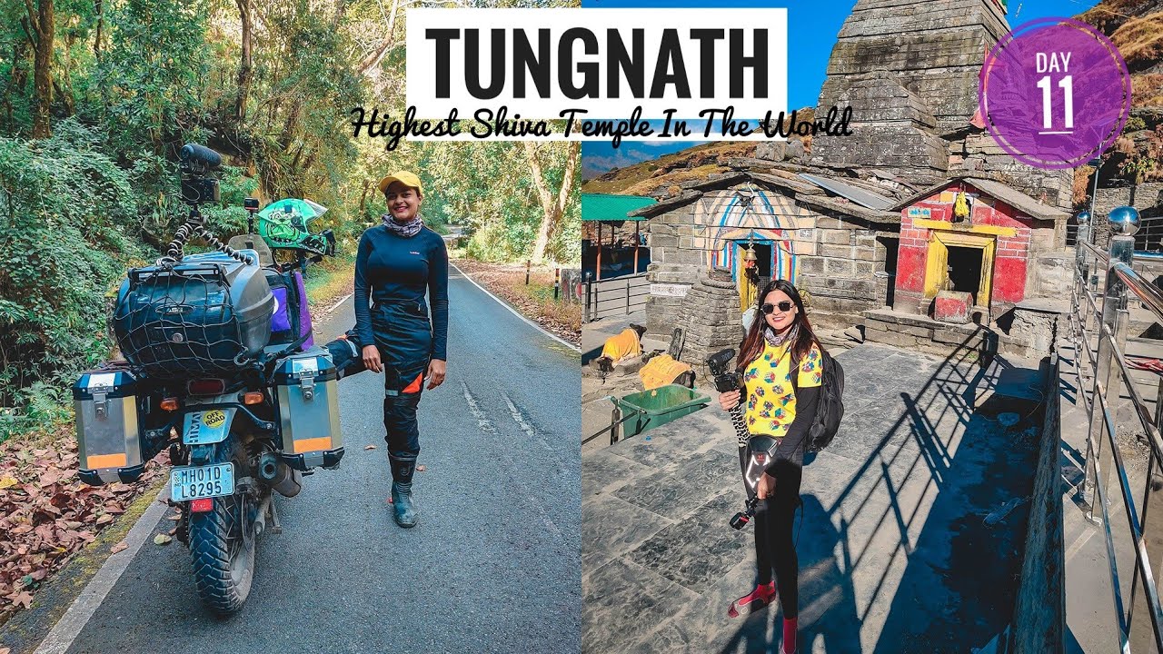 SOLO RIDE TO - Highest Shiva Temple In The World - Tungnath || Ridergirl Vishakha - Day 11