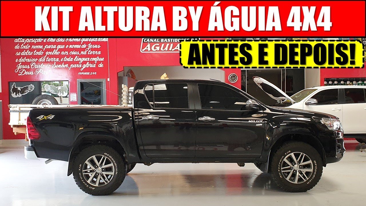 EP. 770// Toyota HILUX FLEX Instalação KIT ALTURA By Águia 4x4 na Suspensão! ERGUER SUSPENSÃO HILUX