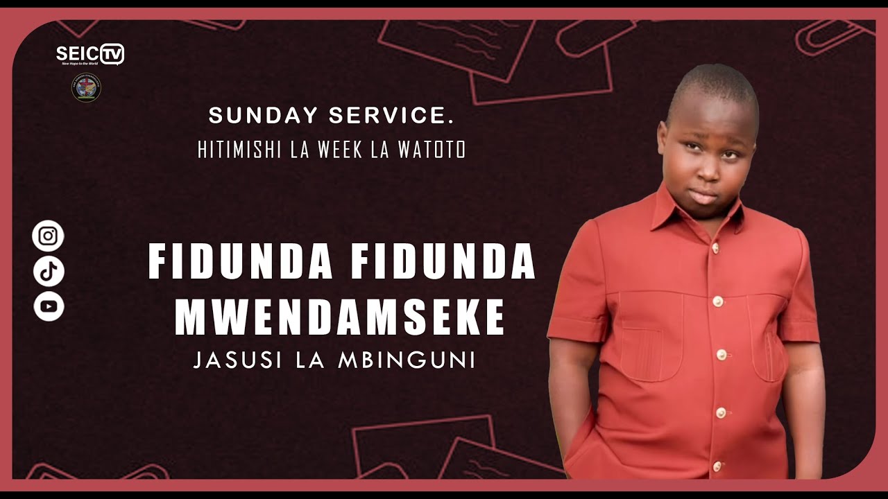 Fidunda Mwendamseke Mdogo Kiumri Hekima ya KiMungu