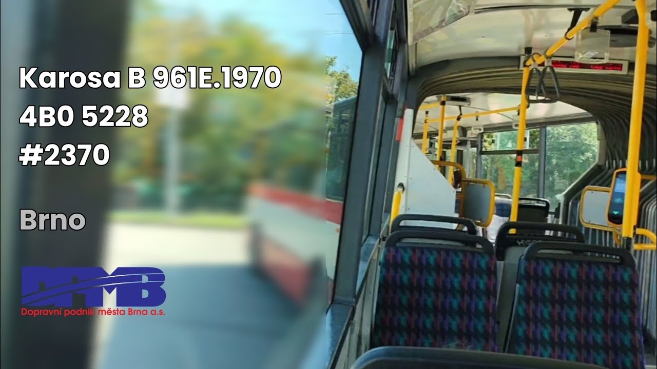 Karosa B 961E.1970 - 4B0 5228, #2370 - DPMB | MHD Brno
