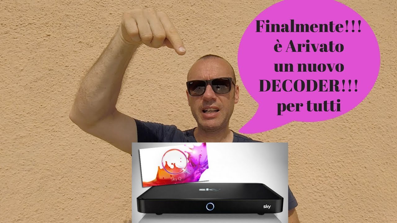 SKY Q BLACK FINALMENTE UN DECODER NUOVO QUASI GRATIS PER TUTTI GLI ABBONATI SKY ITA!!!