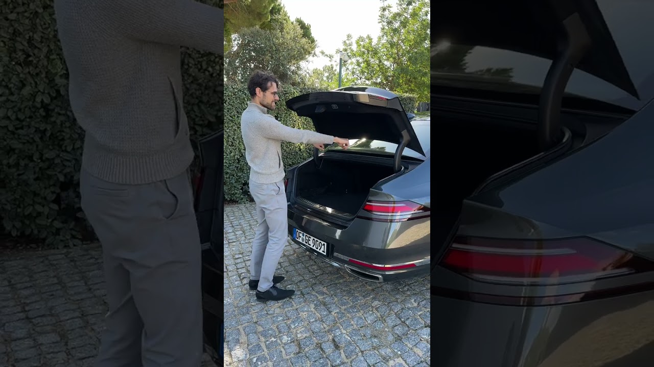 The Luxurious 2024 Genesis G90 Doesn't Sacrifice Trunk Practicality 👌! #automobile #genesisg90