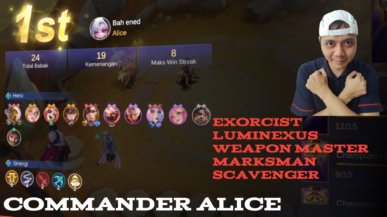 COMMANDER ALICE | DIGARUK ROGER B3 #mcgg #magicchessgogo 
