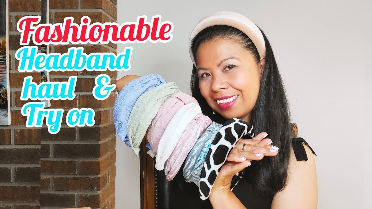 HEADBAND HAUL TRY ON REVIEW.|| SUMMER FASHION HAIR ACCESSORIES