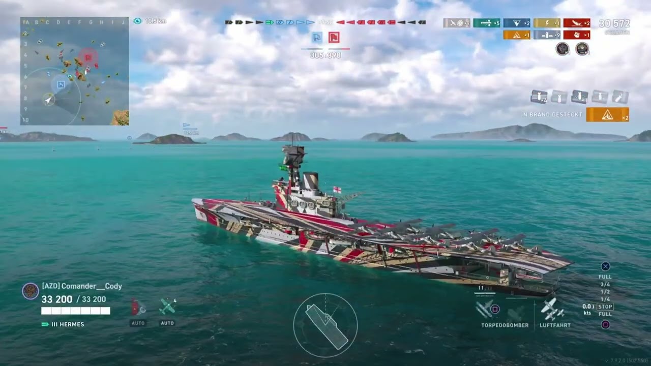 Hermes lässt die Kracke frei Let´s play World of Warships Legends