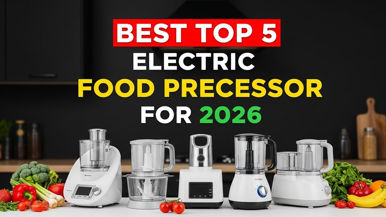 Best Top 5 Electric Food Processor For 2026 | Kitchen Prep Made Easy