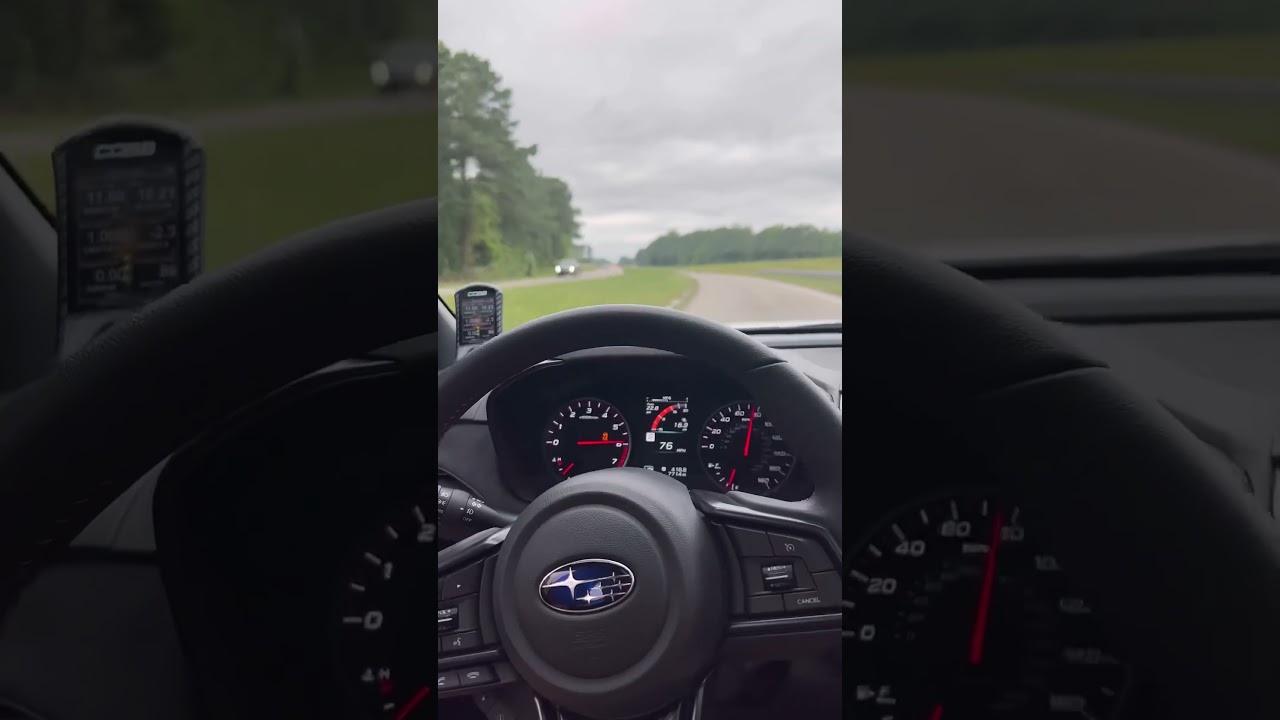 22 WRX 7k Redline! Mikey Tuned 2nd Gear Pull #2022wrx #subaru #fa24dit #stage2+