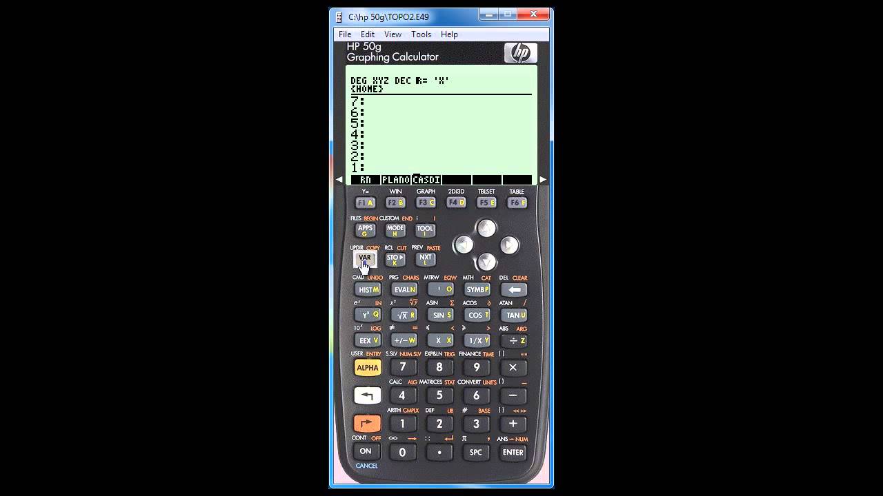 Manusear, Substituir e Apagar Elementos Na Memoria da HP50g