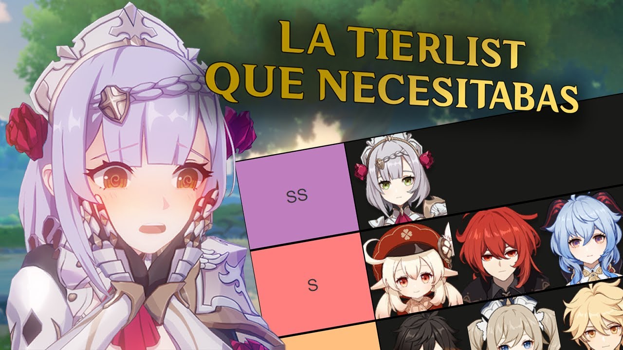 PERSONAJES MÁS ÚTILES A LO LARGO DEL JUEGO! LA TIERLIST QUE BUSCABAS | Genshin Impact