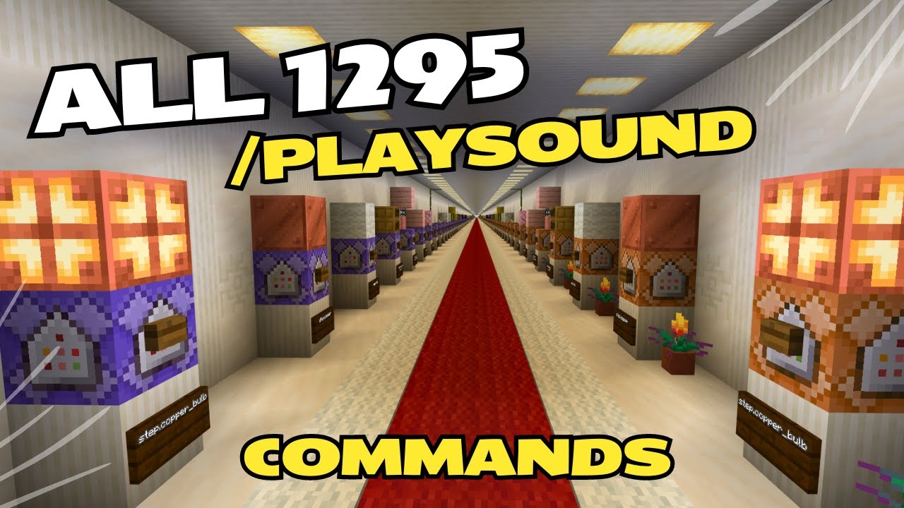 Every Playsound Command in Minecraft Bedrock!