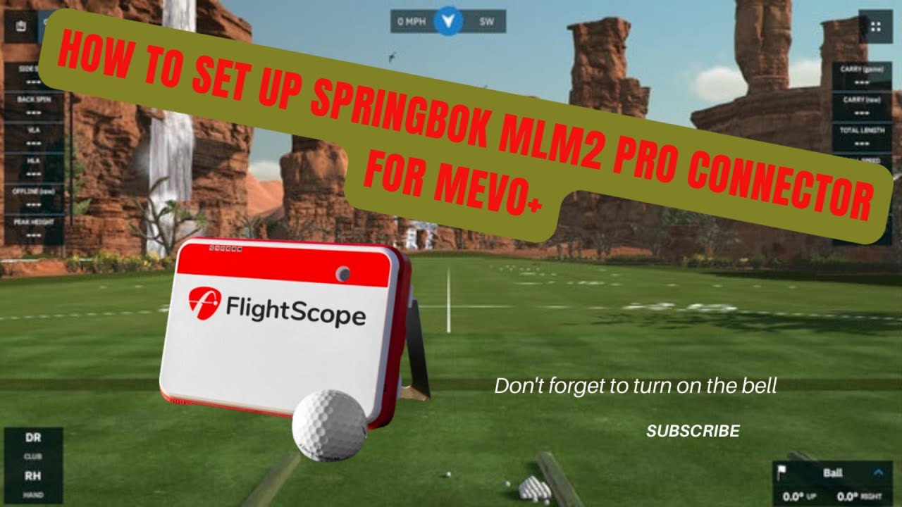 How to install MLM2 Pro connector for Mevo + #mevoplus #flightscopemevoplus #GSpro.