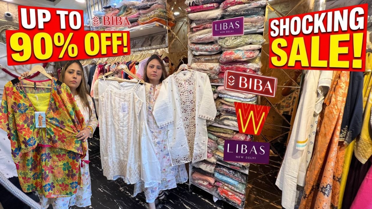 Cheapest Export Surplus | W Biba Aureila 100% Original | Kurti & Skd | WHOLESALE From Big Warehouse