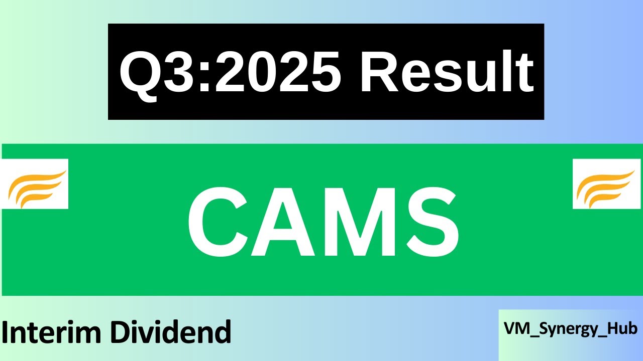 Computer Age Management Services Ltd (CAMS), Q3:25 Results Out! Interim Dividend! #earnings