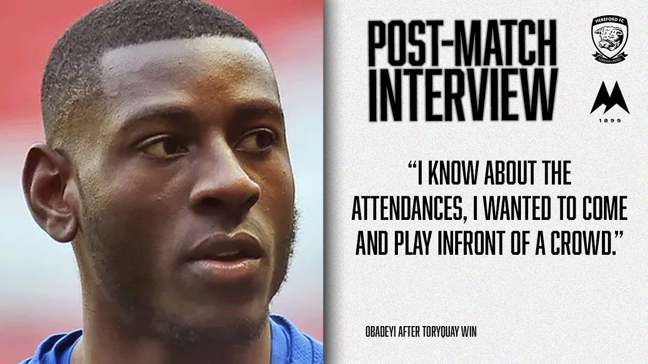 INTERVIEW | New Signing, Obadeyi Reacts to Today's Win