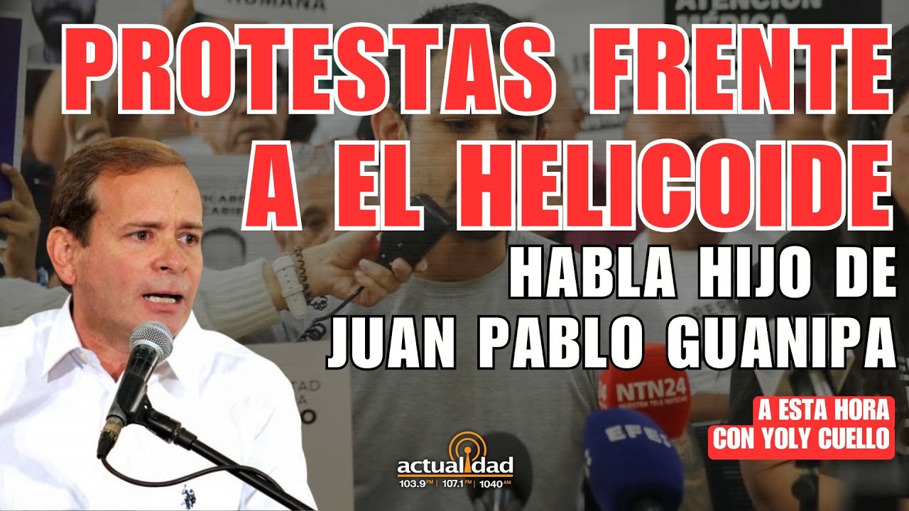 &ldquo;Dos a&ntilde;os sin abrazarlo&rdquo;. Habla hijo de Juan Pablo Guanipa | A Esta Hora con Yoly Cuello