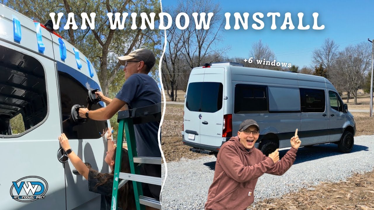 The Best Windows for Vanlife | Installing 6 Windows on a Sprinter Van