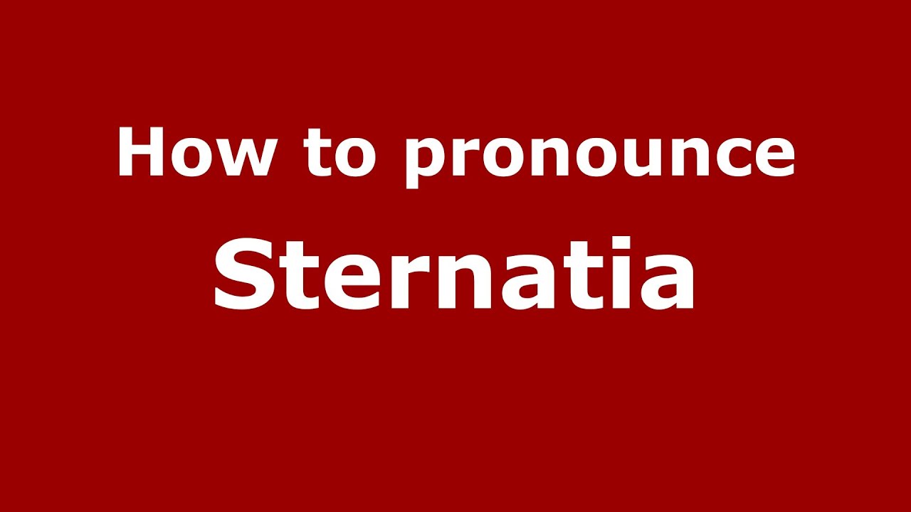 Как произносится Sternatia (итальянский/Италия) - PronounceNames.com