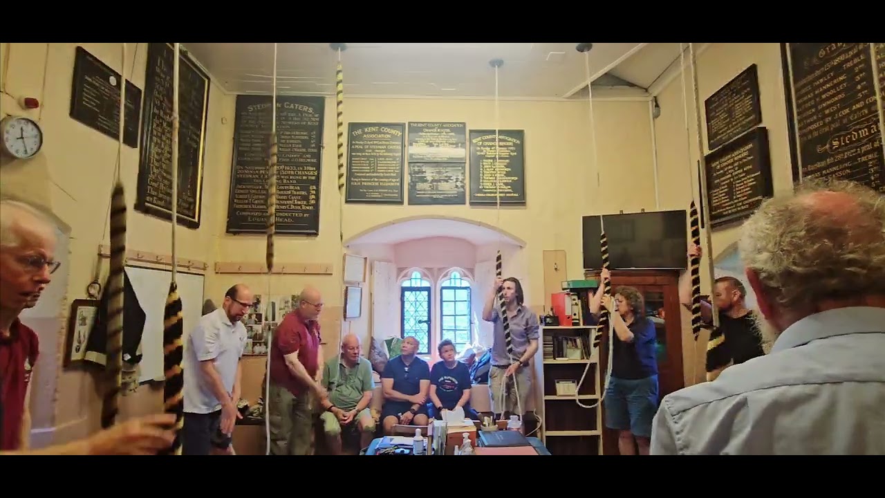 Ringing all 10 down in peal (All Saints Maidstone)