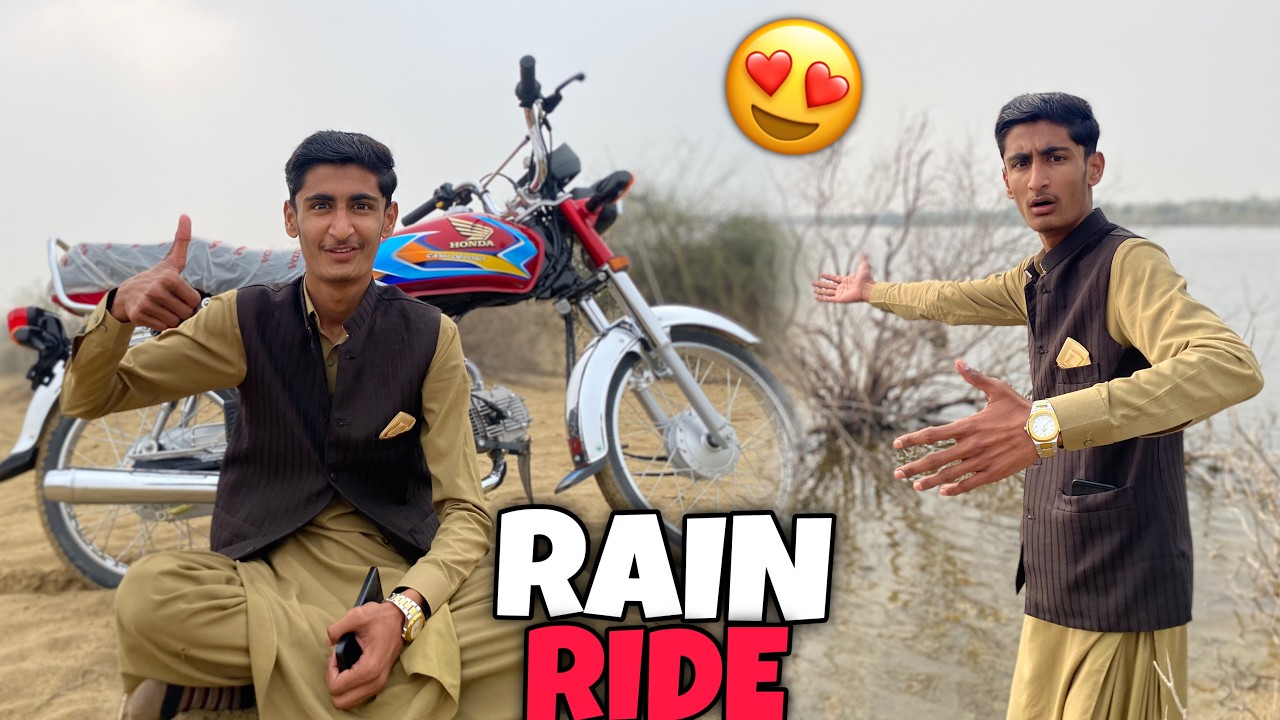 REGISTAN MEIN BARISH AUR BIKE KA MAZAA