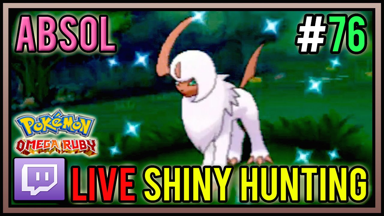 [Live] Shiny Absol at 25 DexNav Encounters | Live Shiny Hunt #76 | Pokemon Omega Ruby