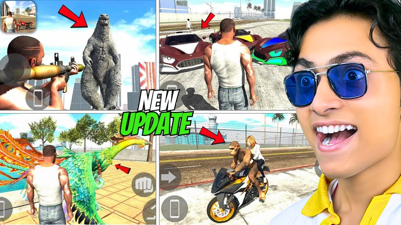 INDIAN BIKE DRIVING 3d New Update GODZILLA😱