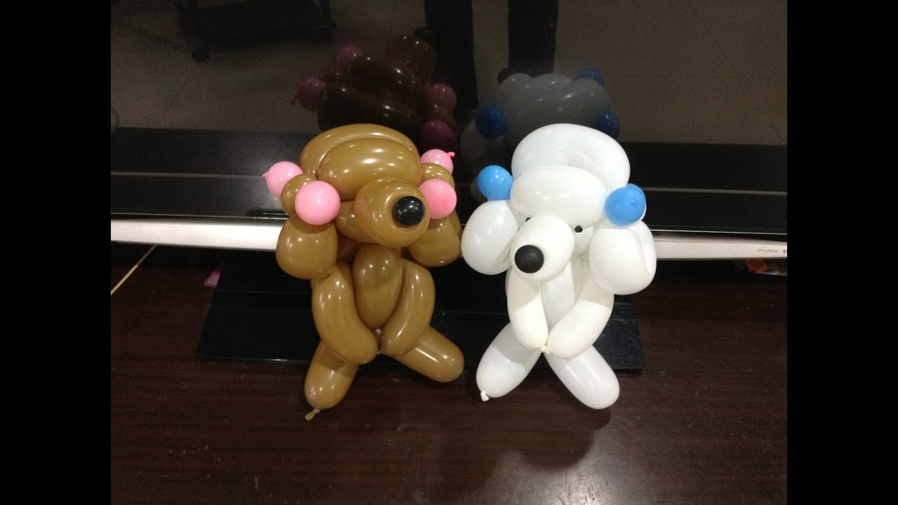 造型氣球 貴賓狗 poodle dog balloon twisting