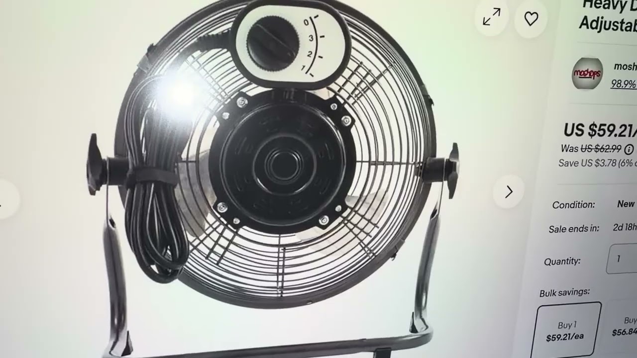 9” MasterForce HV Fan @JordanU 