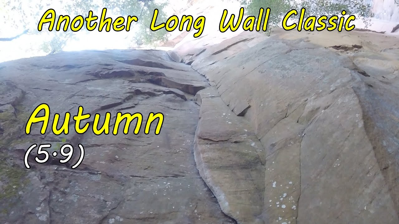 Autumn, another Long wall favorite - Trad Climbing in the Red River Gorge