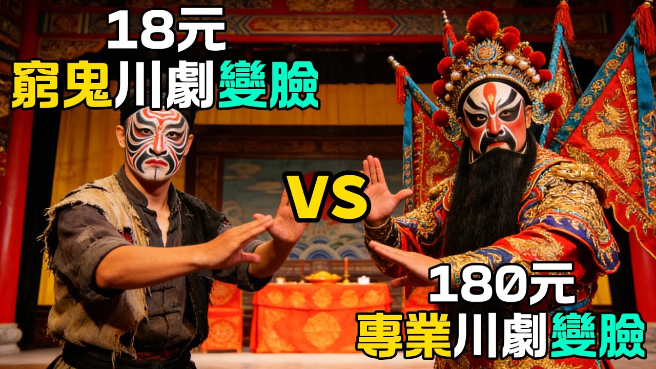 普通小茶館的川劇變臉和省川劇院的變臉差別有多離譜？