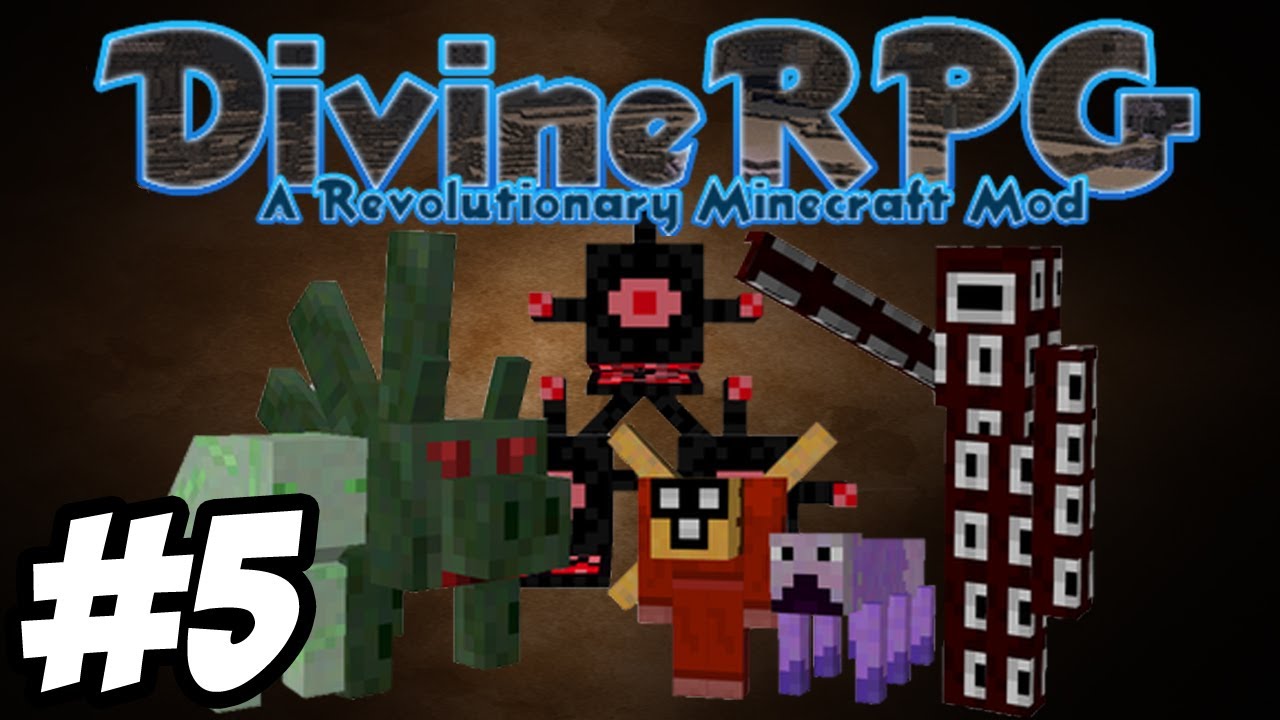 Divine RPG: Modded Let's Play - Part 5 - My First Mob Trap