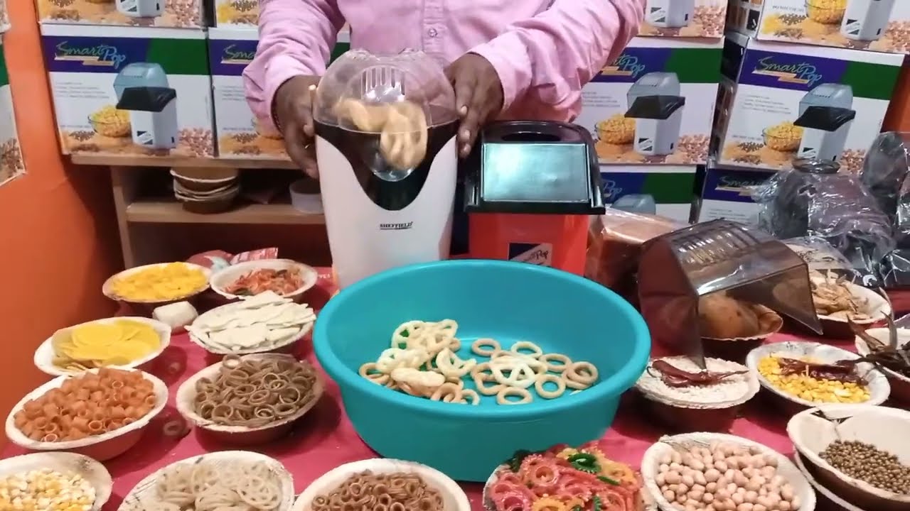 oil free snacks & popcorn maker/air fryer mini/in Telugu/#8056237252 /9500102465