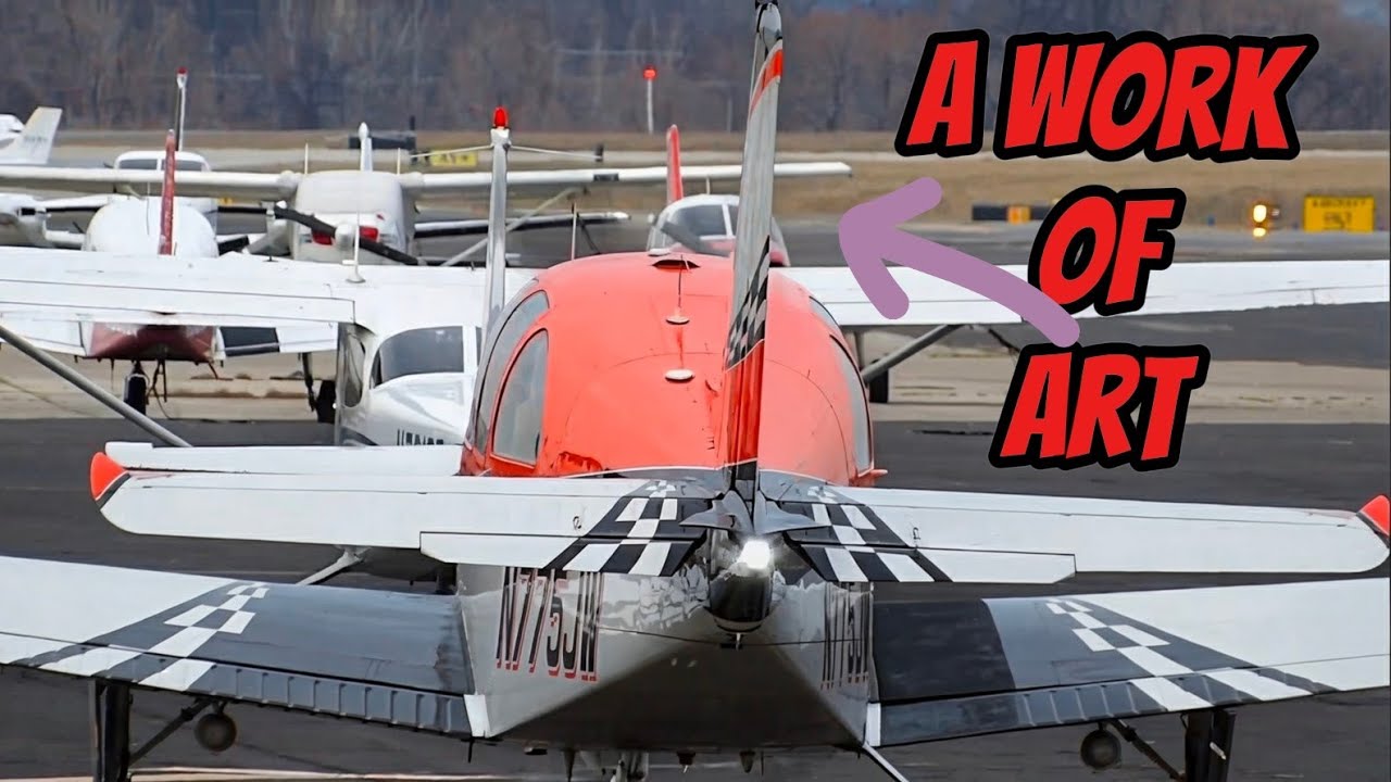 This Beech Bonanza Paint Job Is Pure Art (((Bonus Footage)))