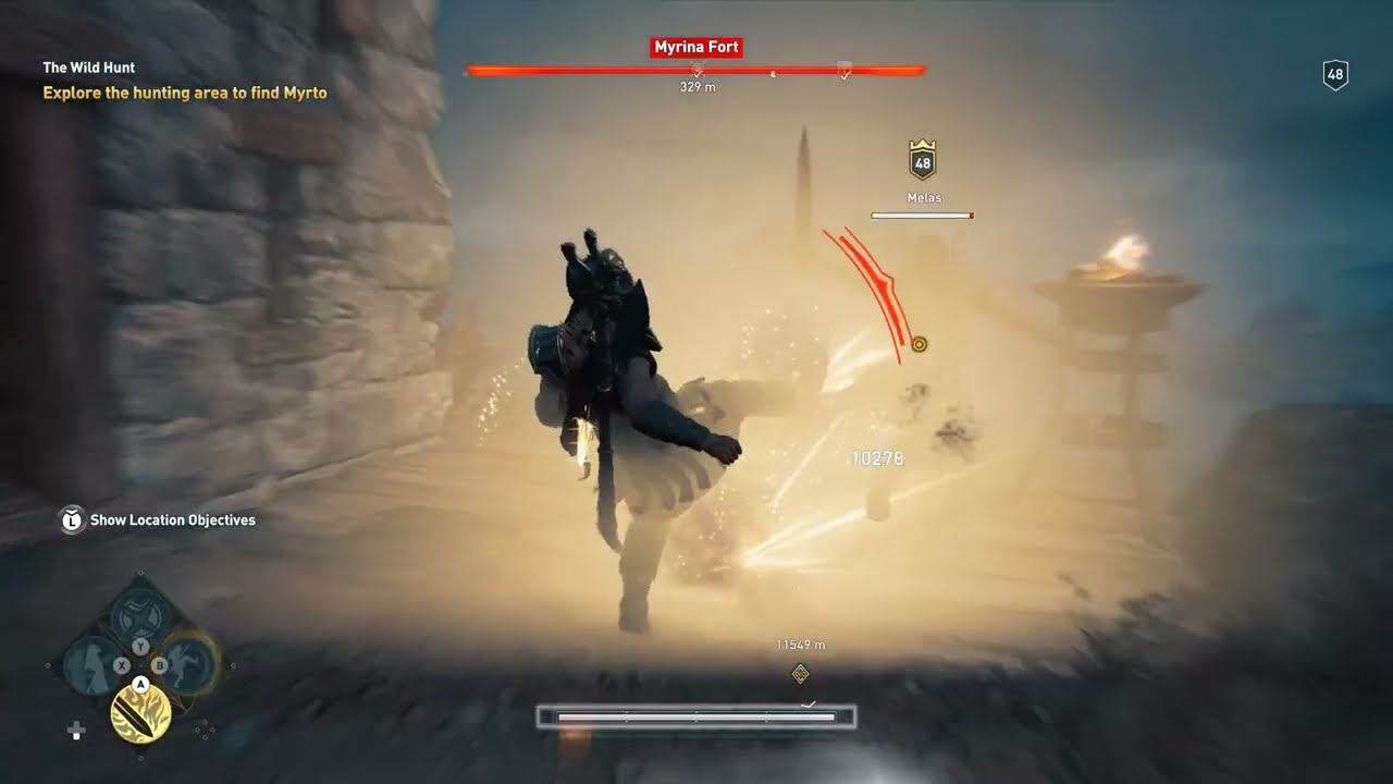 Attacking The Myrina Fort || Eagle Bearer || Assassins Creed Odyssey