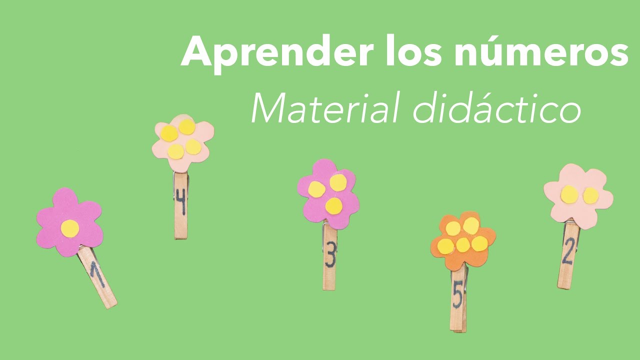 Aprender los números y a contar de forma creativa (Material didáctico)