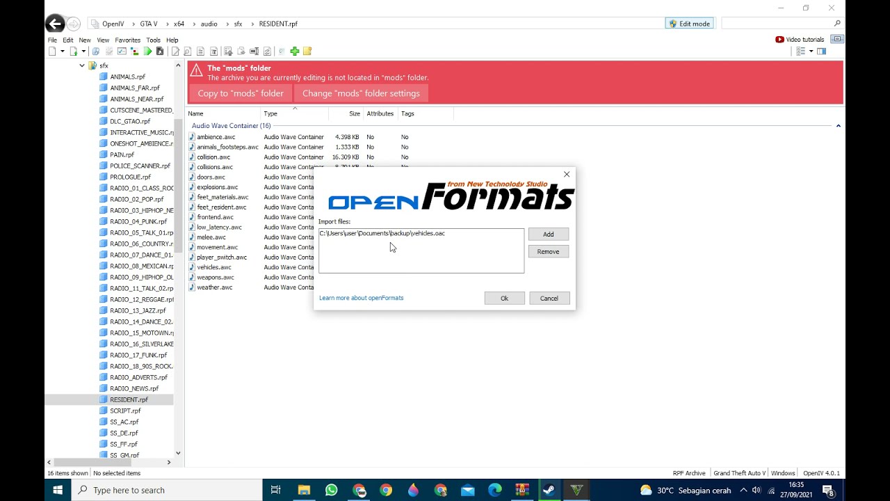 how to install overhauled trains sound