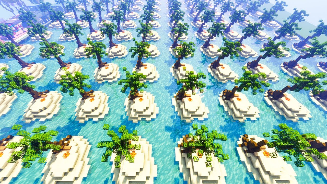 I Gave 200 Minecraft Players one chunk each to build their own Island