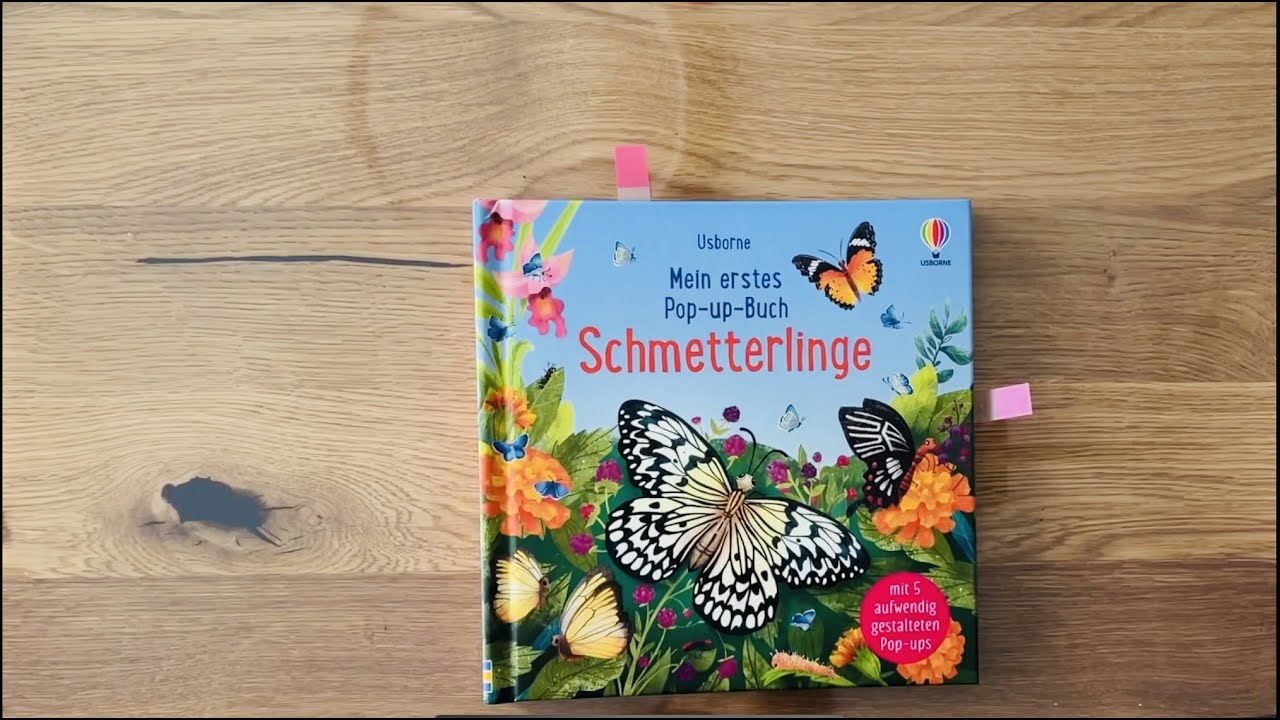 Mein erstes POP-UP Buch Schmetterlinge Kinderbuch/ Bilderbuch/ Sachbuch/Lesen/ Lernen/ Entdecken