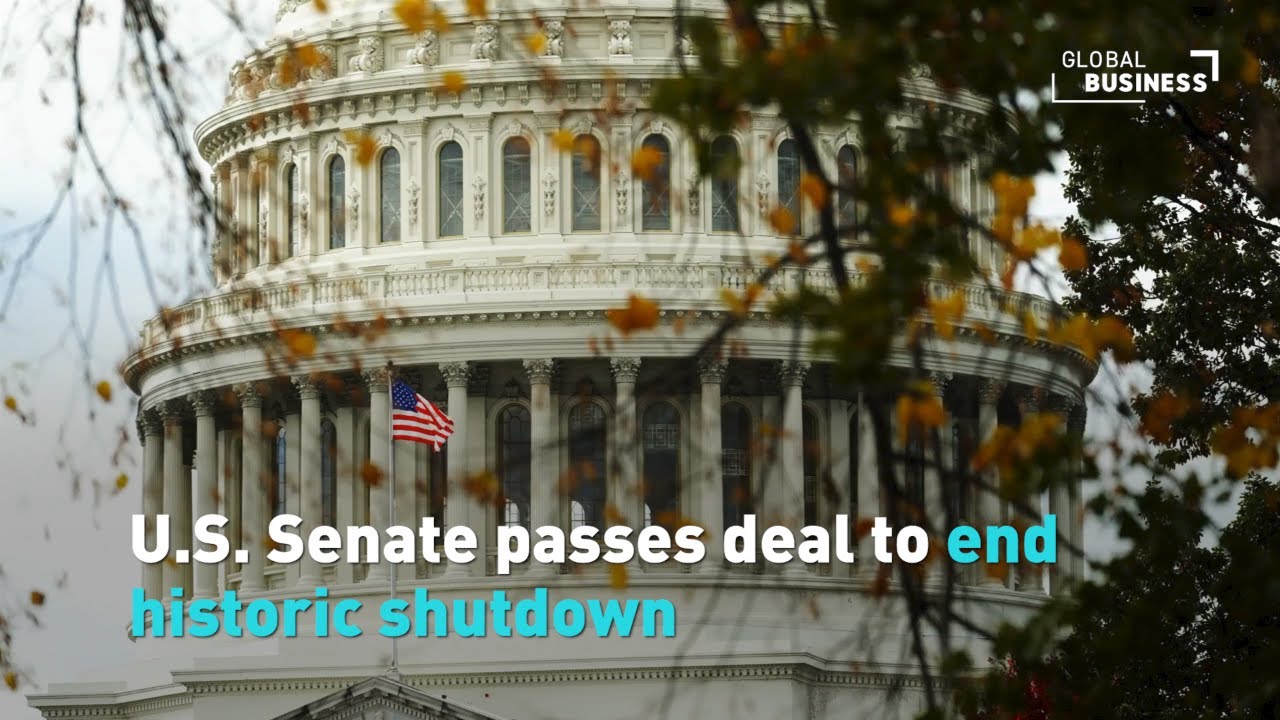 U.S. Congress Narrowly Votes to End Historic Government Shutdown